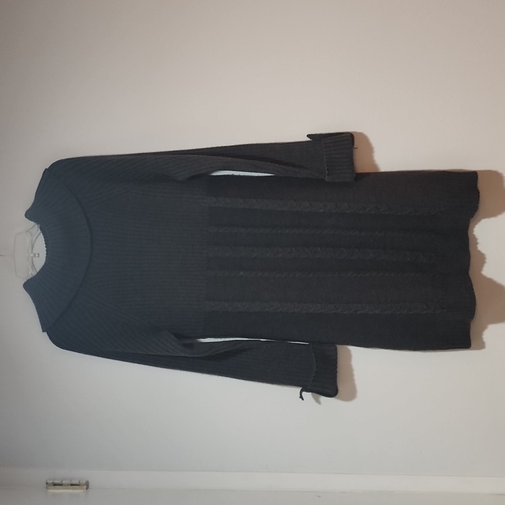 Ladie's K Jordan Gray Knit Dress L